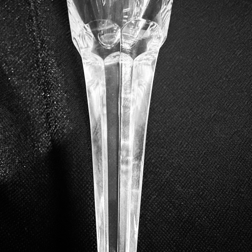 2 Waterford Crystal Millennium Collection Champagne Flutes Set of 2 Signed 9.25
